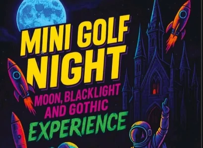 Mini Golf Night Moon Blacklight & Gothic Experience